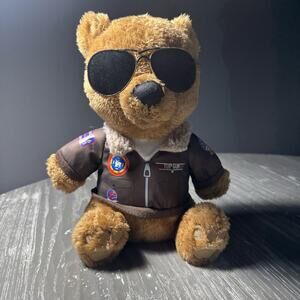 2020 Top Gun Teddy Bear Plush With Sunglasses American Flag Jacket Plushy Collec